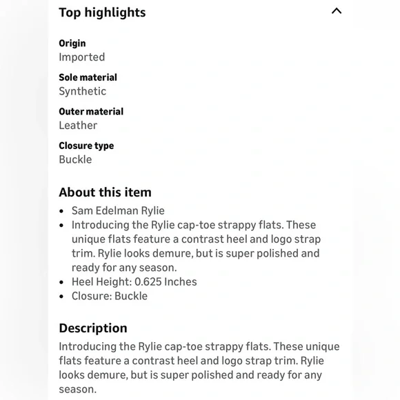 Sam Edelman Rylie Amber Gold&Black Shoes size 6.5 NWOT Leather Fabric Upper - Picture 8 of 15